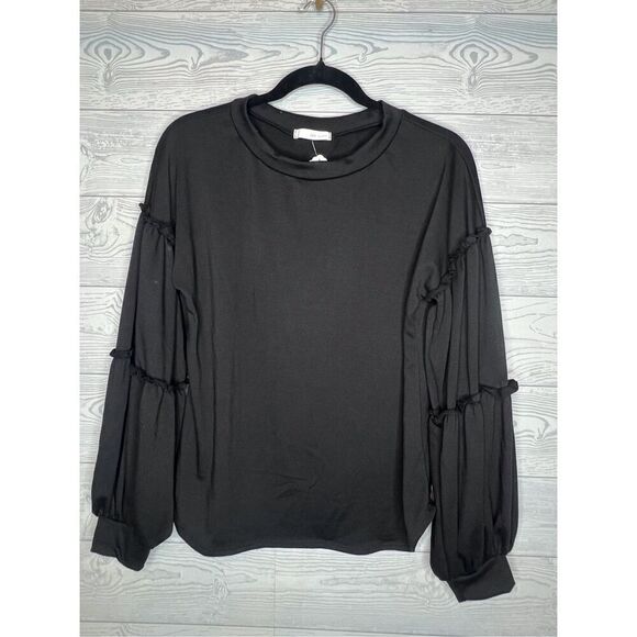 Dear Apple Black Top - Picture 1 of 5